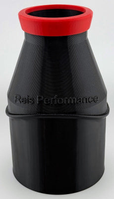 Black Stubby Blower Nozzle with red tip