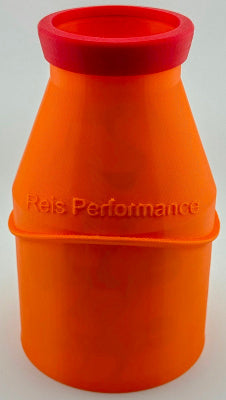 Orange Stubby Blower Nozzle with red tip